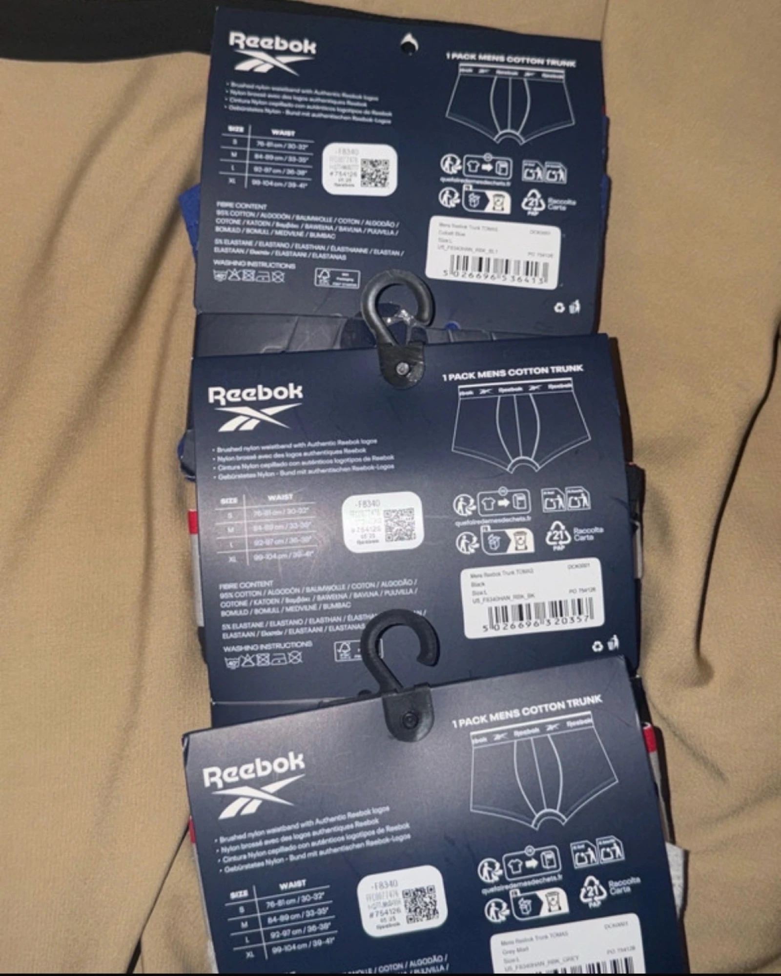 3x Reebok boxershorts – photo 2